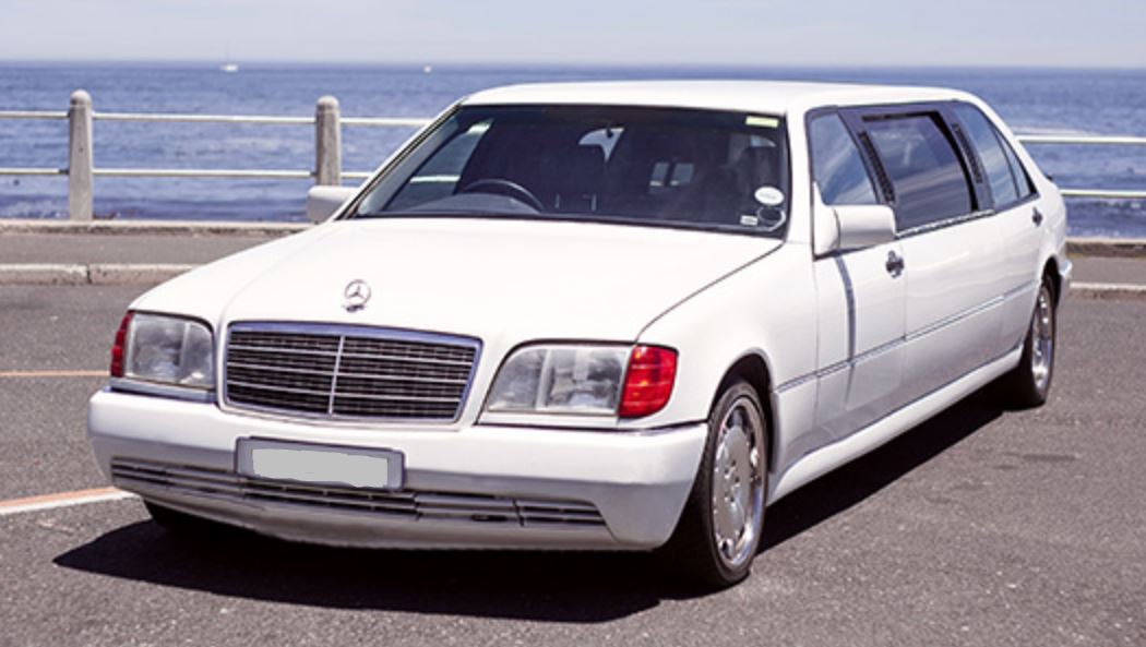 White limo front cape town
